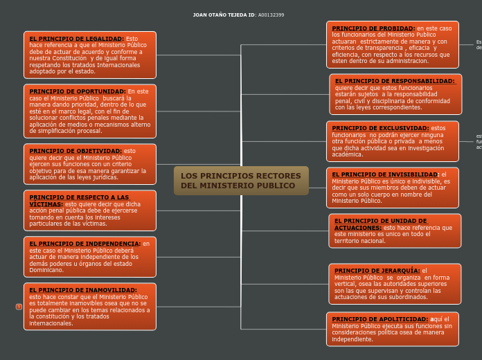 LOS PRINCIPIOS RECTORES DEL MINISTERIO PUB...- Mind Map